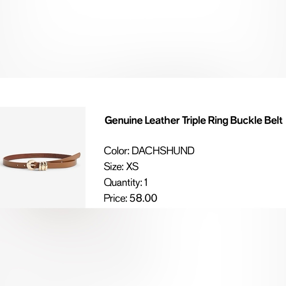 Express Genuine Leather Belt